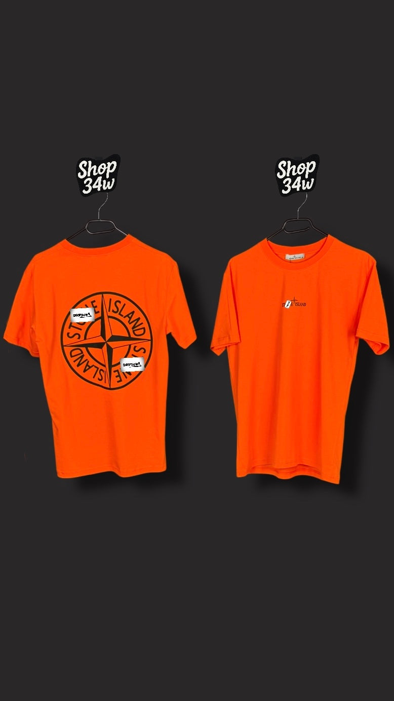 T-shirt Stone Orange
