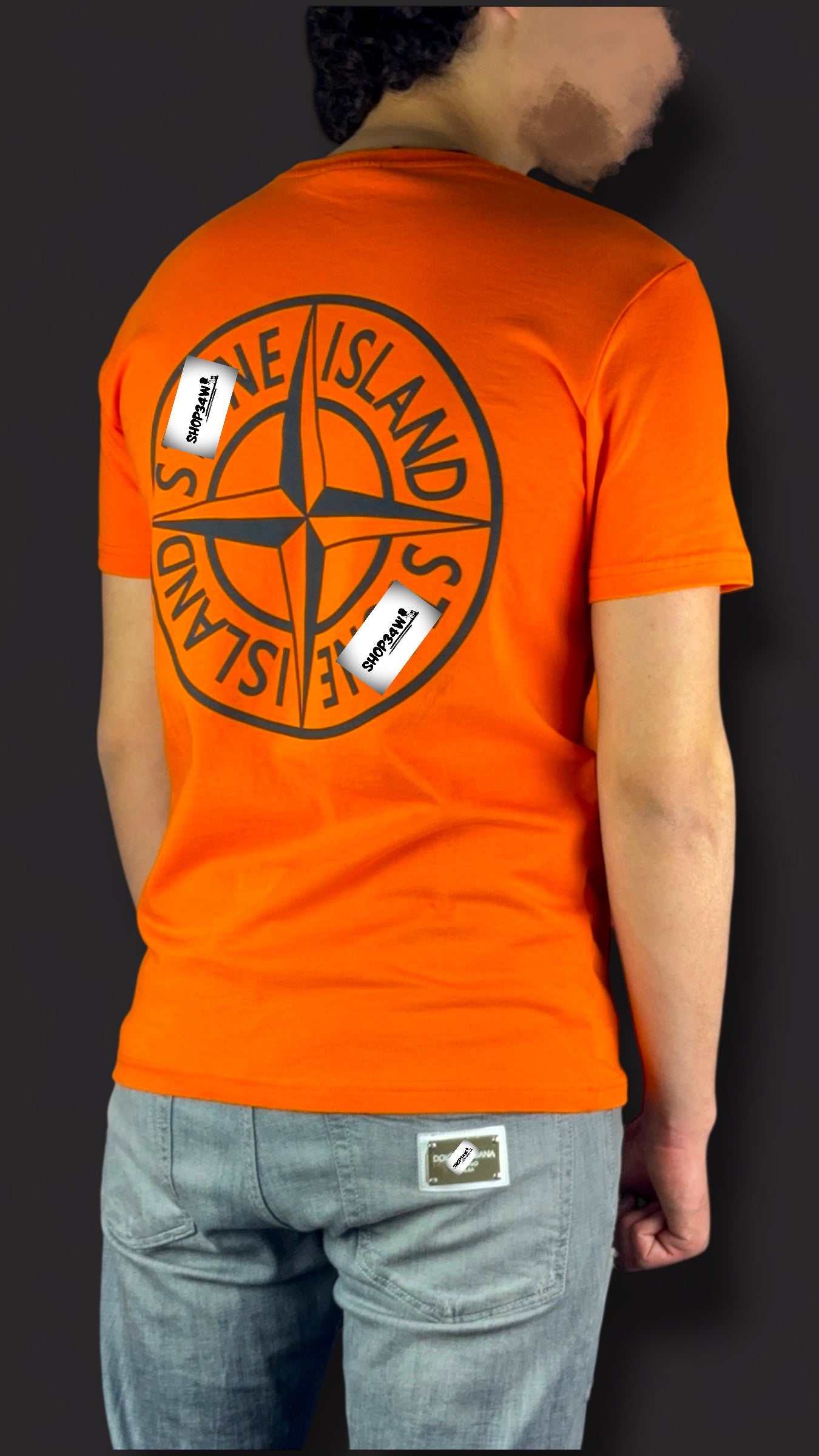 T-shirt Stone Orange
