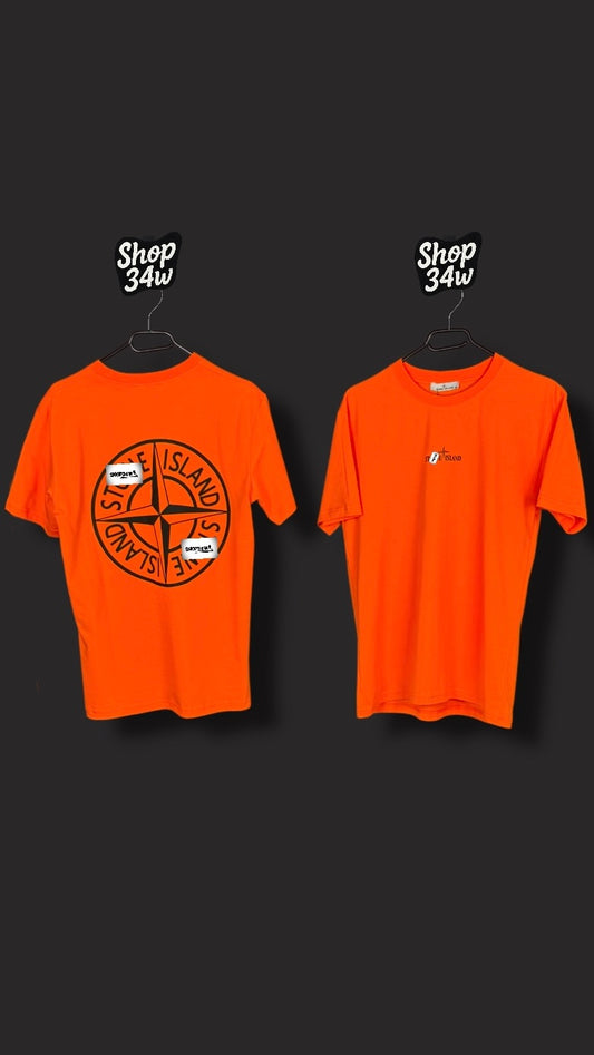 T-shirt Stone Orange