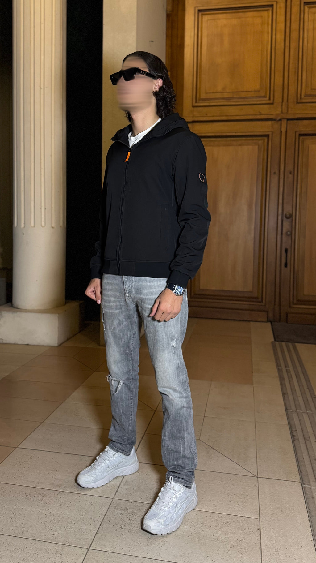 1. Veste Softshell Gxrtrude noir