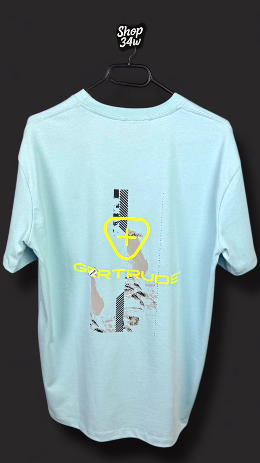T-shirt Gxrtrude bleu ciel