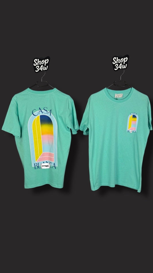 T-shirt CASA Bleu turquoise