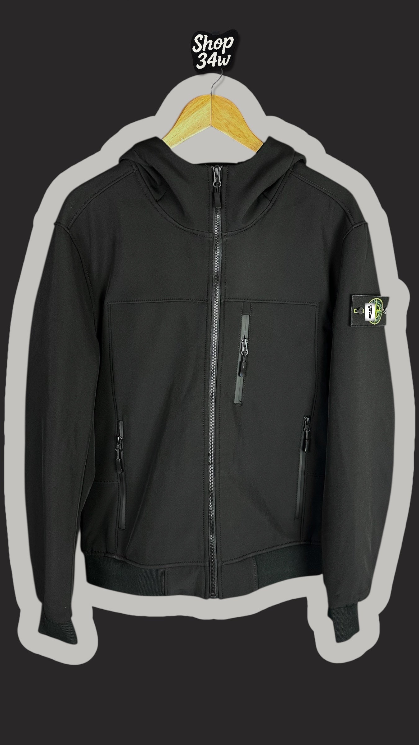 Veste polaire Stone noir