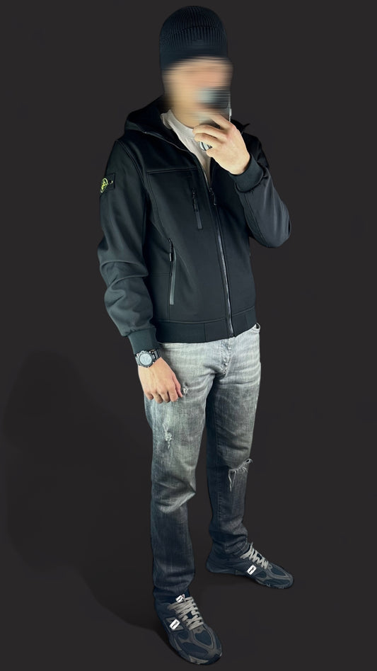 Veste polaire Stone noir