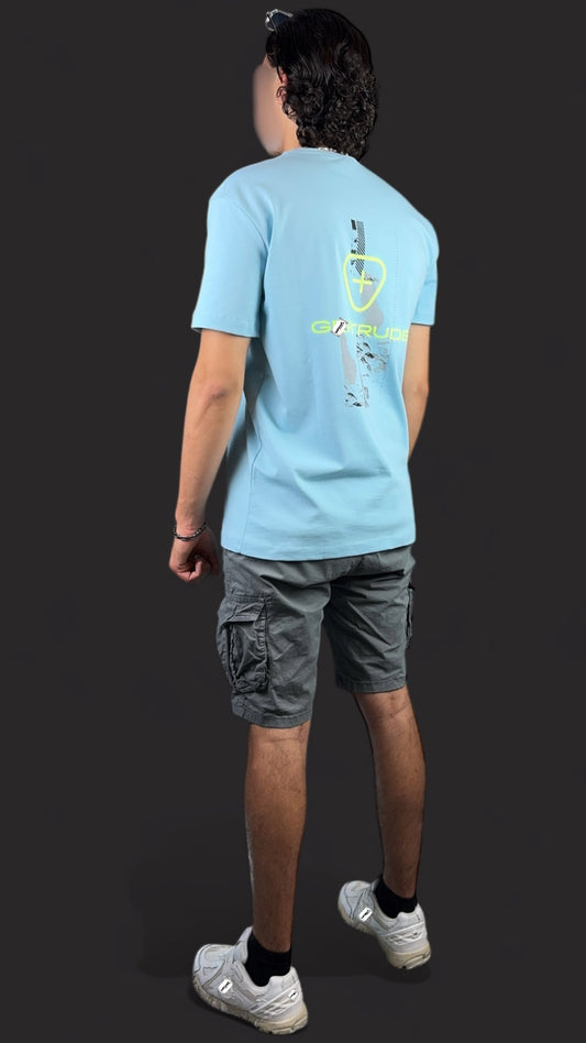 T-shirt Gxrtrude bleu ciel