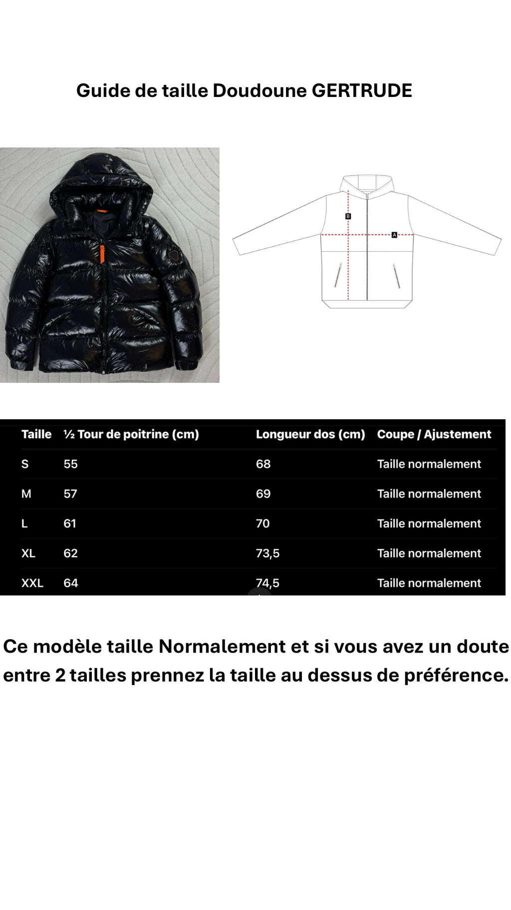 4. Doudoune Gxrtrude bleu foncée