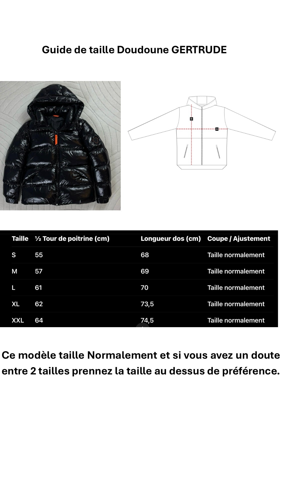 4. Doudoune Gxrtrude bleu foncée