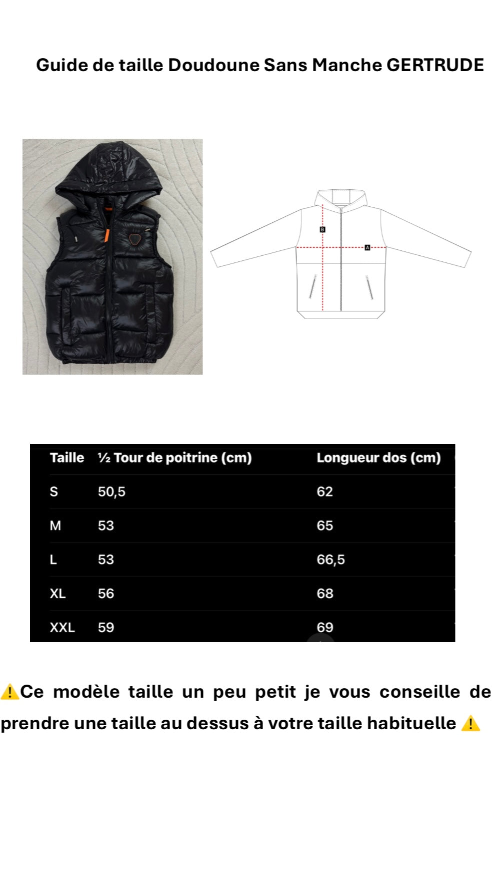 9. Doudoune Sans manche Gxrtrude